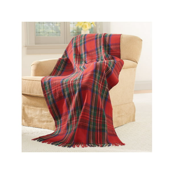 Details about  / Clan Burns Scottish Tartan Plush Blanket